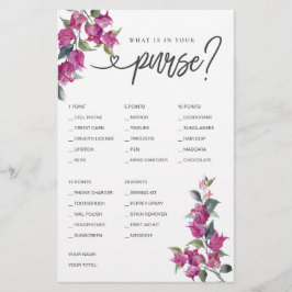 Brautparty Game Was ist in Ihrer Geldbörse?