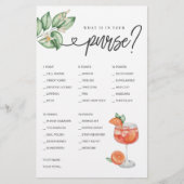 Brautparty Game Was ist in Ihrer Geldbörse? (Vorderseite)