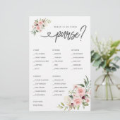 Brautparty Game Was ist in Ihrer Geldbörse? (Stehend Vorderseite)