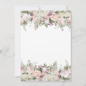 Brautparty Game Wer kennt das Paar Beste? Einladung (Rückseite)