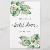 Brautparty Game Wer kennt die Braut die Besten? (Rückseite)