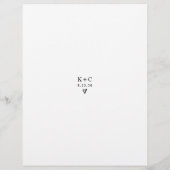 Brautparty Game wie alt waren sie mit Fotos Flyer (Hinten)