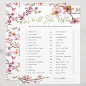 Brautparty Game würde sie eher Cherry Blossom (Vorne/Hinten)