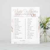 Brautparty Game würde sie eher modern Boho (Stehend Vorderseite)