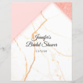 Brautparty Game würde sie eher moderner Marmor (Rückseite)