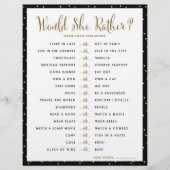 Brautparty Game | Würde sie etwas tun (Vorderseite)