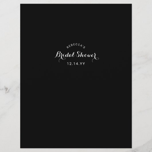 Brautparty Game | Würde sie etwas tun (Rückseite)