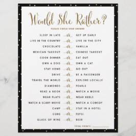 Brautparty Game | Würde sie etwas tun