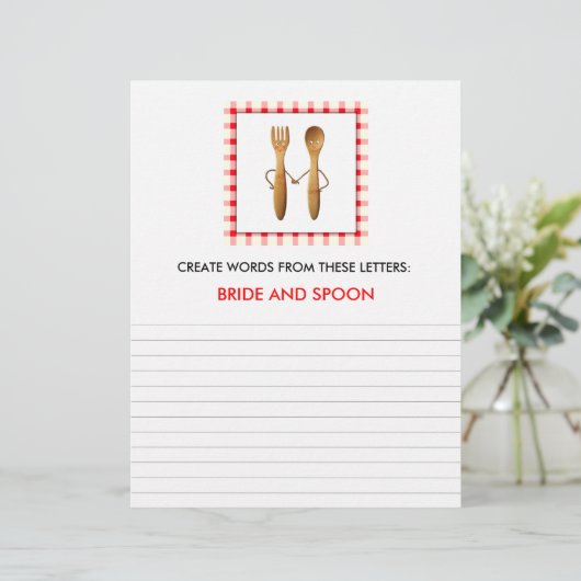 Brautparty Games (Stehend Vorderseite)