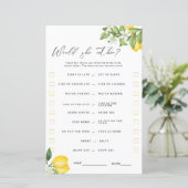 Brautparty Games (Stehend Vorderseite)