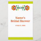 Brautparty Games Bingo Game Wedding Fiesta (Rückseite)