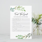 Brautparty Games Finden Sie die Game Green (Stehend Vorderseite)