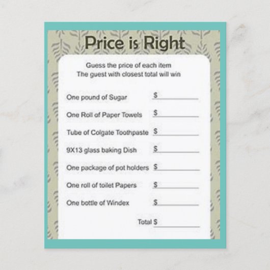 BRAUTPARTY GAMES FLYER (Vorne)