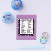 BRAUTPARTY GAMES FLYER (Einzeln)