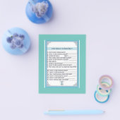 BRAUTPARTY GAMES FLYER (Einzeln)