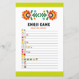 Brautparty Games Guess the Emoji Game Fiesta