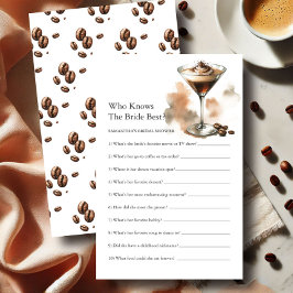 Brautparty Games Kennen Sie den Bridakaffee? Flyer