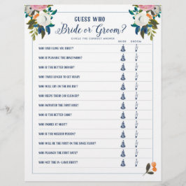 Brautparty Games raten, wer Bridge oder Game ist