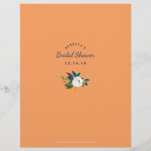 Brautparty Games raten, wer Bridge oder Game ist (Rückseite)