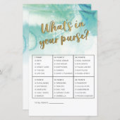 Brautparty Games Was ist in deinem Handyspiel Gold (Vorne/Hinten)