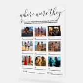 Brautparty Games WO SIE WAREN Acrylschild (Winkel)