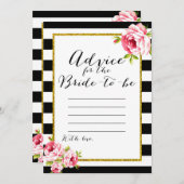 Brautparty Games x2 - Ratschläge | Bingo Einladung (Vorne/Hinten)