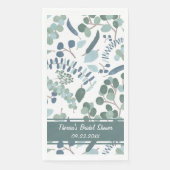 Brautparty Garden Party Custom Serviette (Vorderseite)