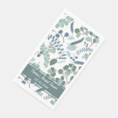 Brautparty Garden Party Custom Serviette (Ecke)