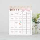 Brautparty-Gästebingo (Stehend Vorderseite)