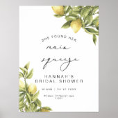 Brautparty "Gelbes Zitronenmeer" (Hauptpresse) Poster (Vorne)