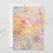 Brautparty-Gemälde Einladung (Rückseite)