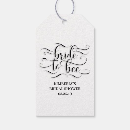 Brautparty Geschenkanhänger (Rückseite)