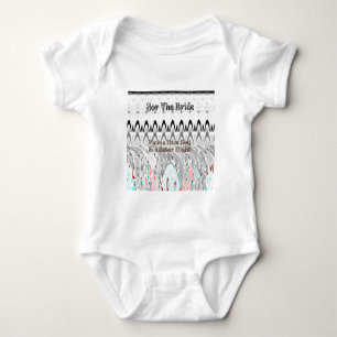 Brautparty Geschenke Kunst drucken Baby Strampler
