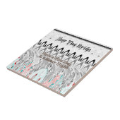 Brautparty Geschenke Kunst drucken Fliese (Seite)