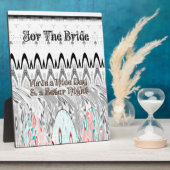 Brautparty Geschenke Kunst drucken Fotoplatte (Seite)