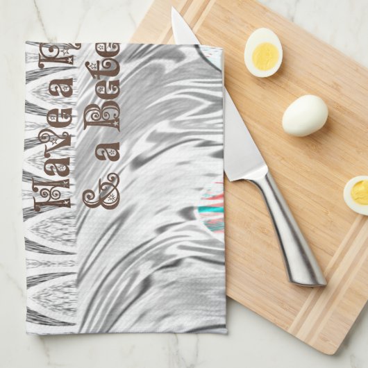 Brautparty Geschenke Kunst drucken Geschirrtuch (Viertel Falte)