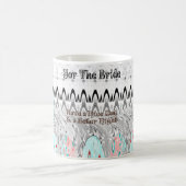 Brautparty Geschenke Kunst drucken Kaffeetasse (Mittel)