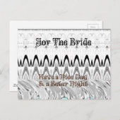 Brautparty Geschenke Kunst drucken Postkarte (Vorne/Hinten)