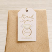 Brautparty-Geschenkmarke, Modern Chic Diamond Ring Geschenkanhänger