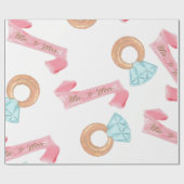 Brautparty Geschenkpapier (Flach)