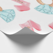 Brautparty Geschenkpapier (Ecke)