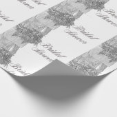 Brautparty Geschenkpapier (Ecke)