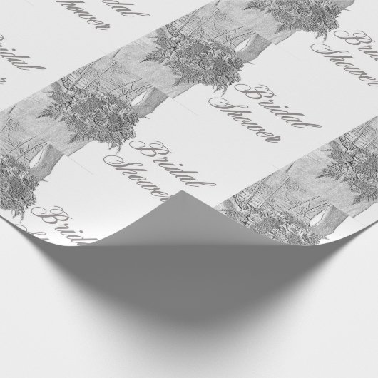 Brautparty Geschenkpapier (Ecke)