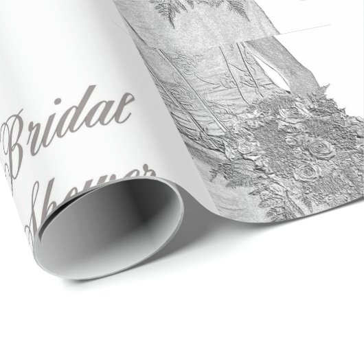 Brautparty Geschenkpapier (Rolleneckpunkt)