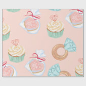 Brautparty Geschenkpapier (Flach)