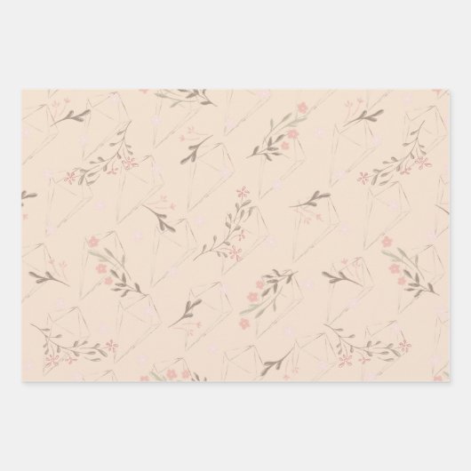 Brautparty  geschenkpapier set (Vorderseite 3)