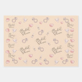 Brautparty  geschenkpapier set (Vorderseite)