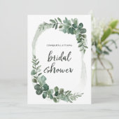 Brautparty Glückwunschkarte Feiertagskarte (Stehend Vorderseite)