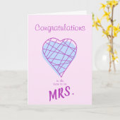 Brautparty Glückwunschkarte Karte (Gelbe Blume)