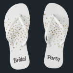 Brautparty-Goldherz Badesandalen<br><div class="desc">Haben Sie etwas Spaß mit Brautzusätzen. Vervollkommnen Sie für eine bachelorette Nacht heraus oder für das Zusammenbringen kleiden Sie oben am großen Tag an.</div>